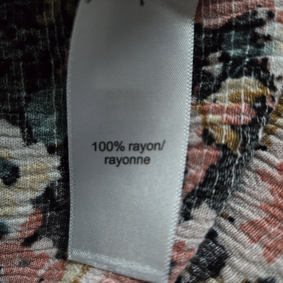 Maurices - One Size - Floral Kimono/Swim Cover - Picture 6 of 6